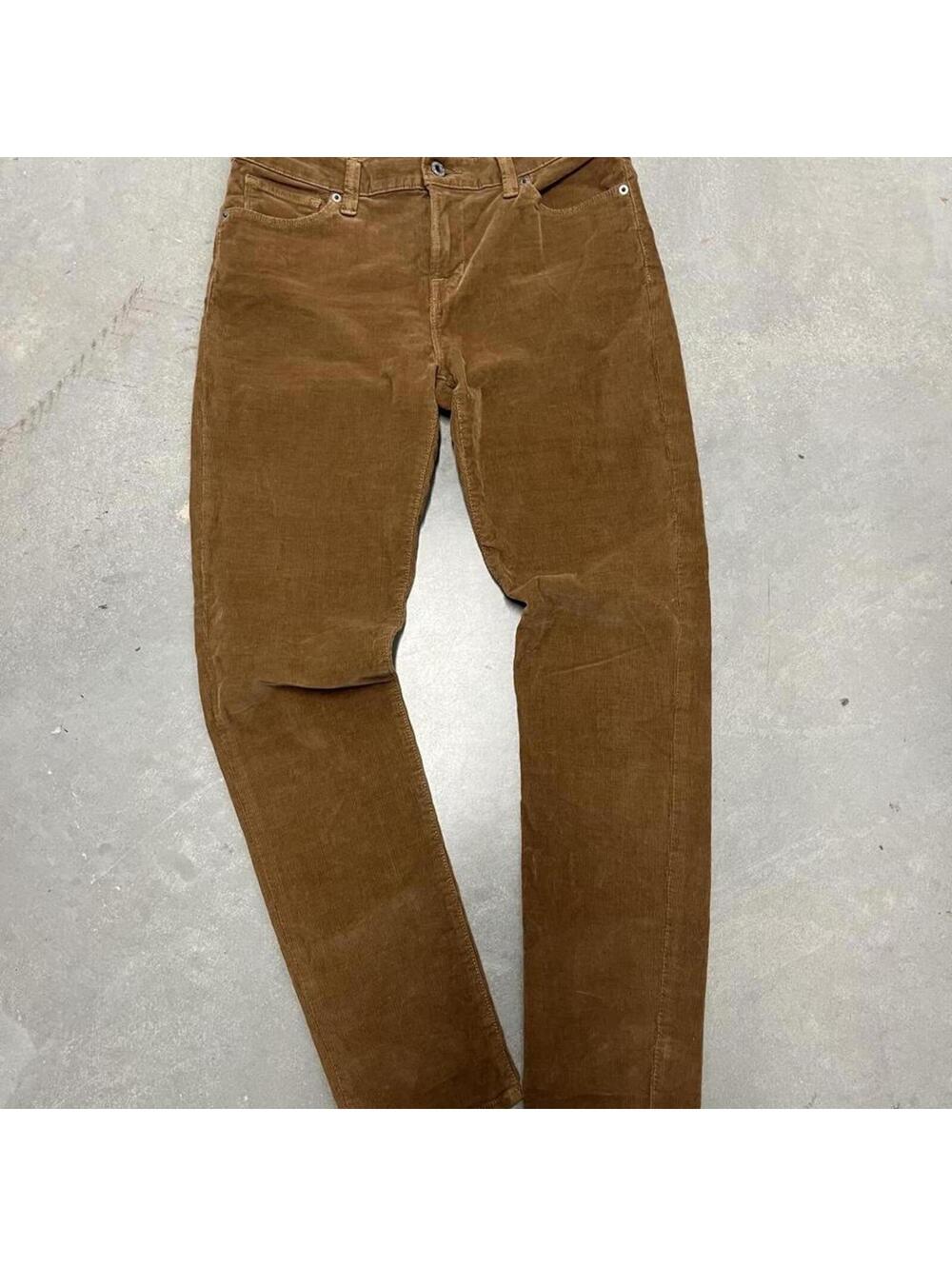 Lucky Brand Brown Corduroy Pants Brooke Skinny Womens Size 6 28